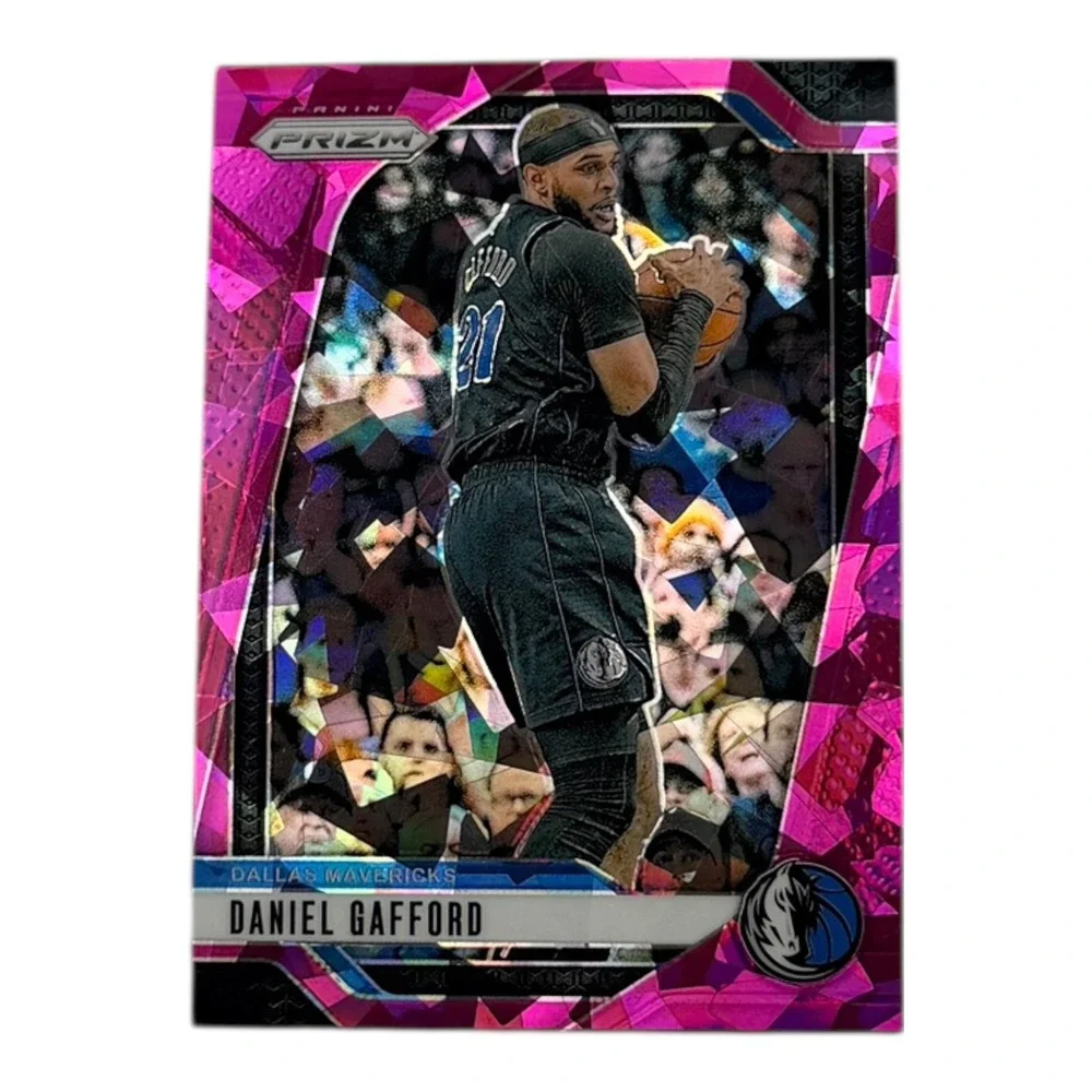 2024-25 Panini Prizm Daniel Gafford Dallas Mavericks Pink Ice Prizm Card 124 - Picture 1 of 2